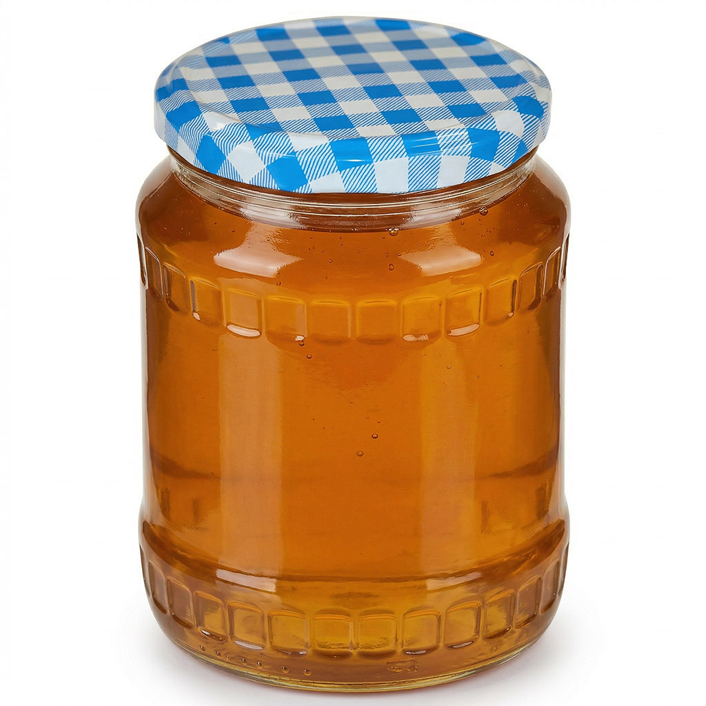 Víčko na sklenici TO 82 - Karo modré