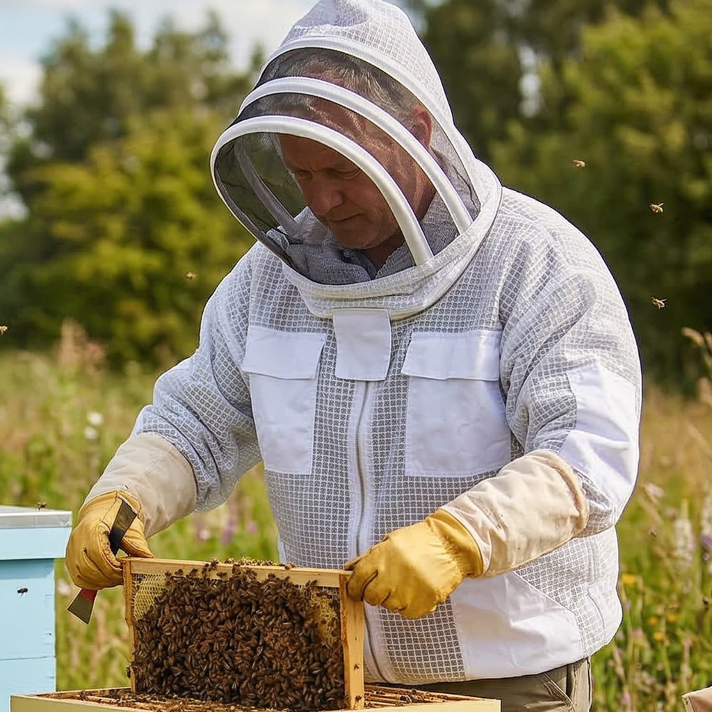 Profi blůza včelařská s kuklou vel: S-XXL
