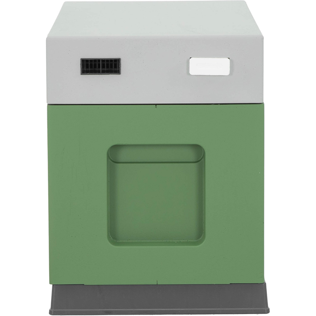 Plemenáč polystyrenový 39x24 - 6 rámků - šedo-zelený