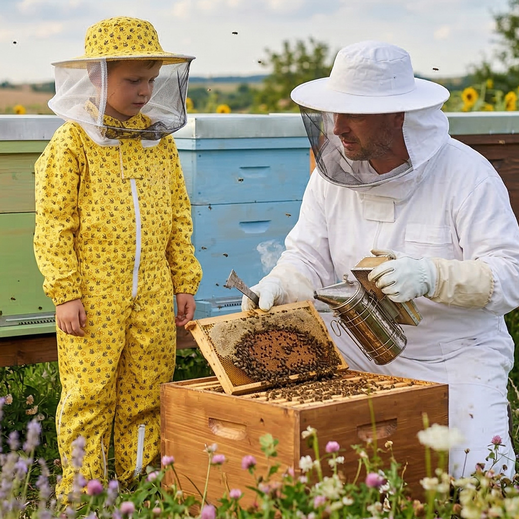 Dětská včelařská kombinéza Elegant Bee vel,: S-XL