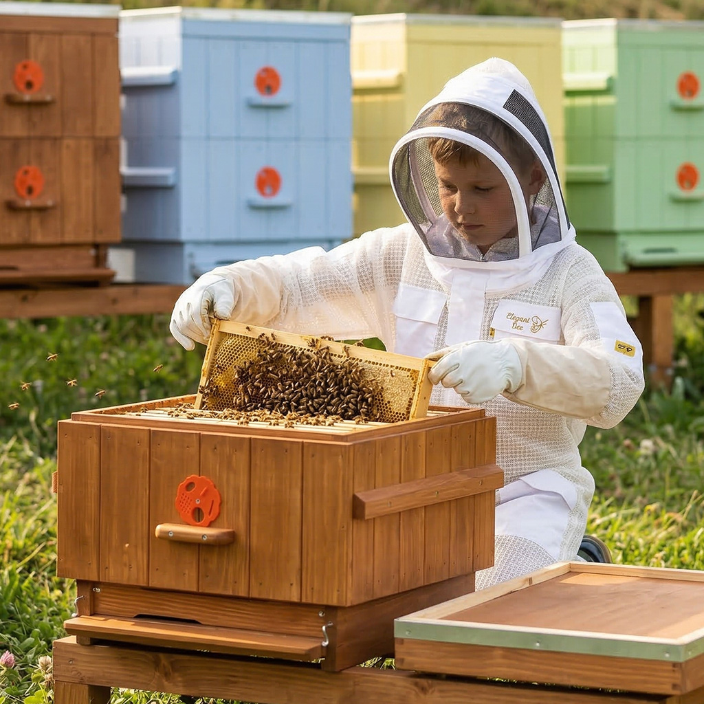 Dětská včelařská kombinéza s ventilací Elegant Bee vel.: S-XXL