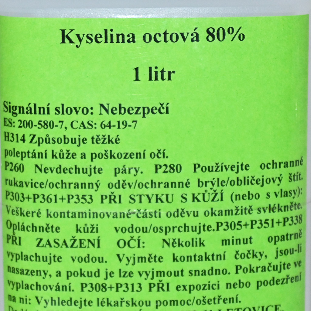 Kyselina octová - 80%