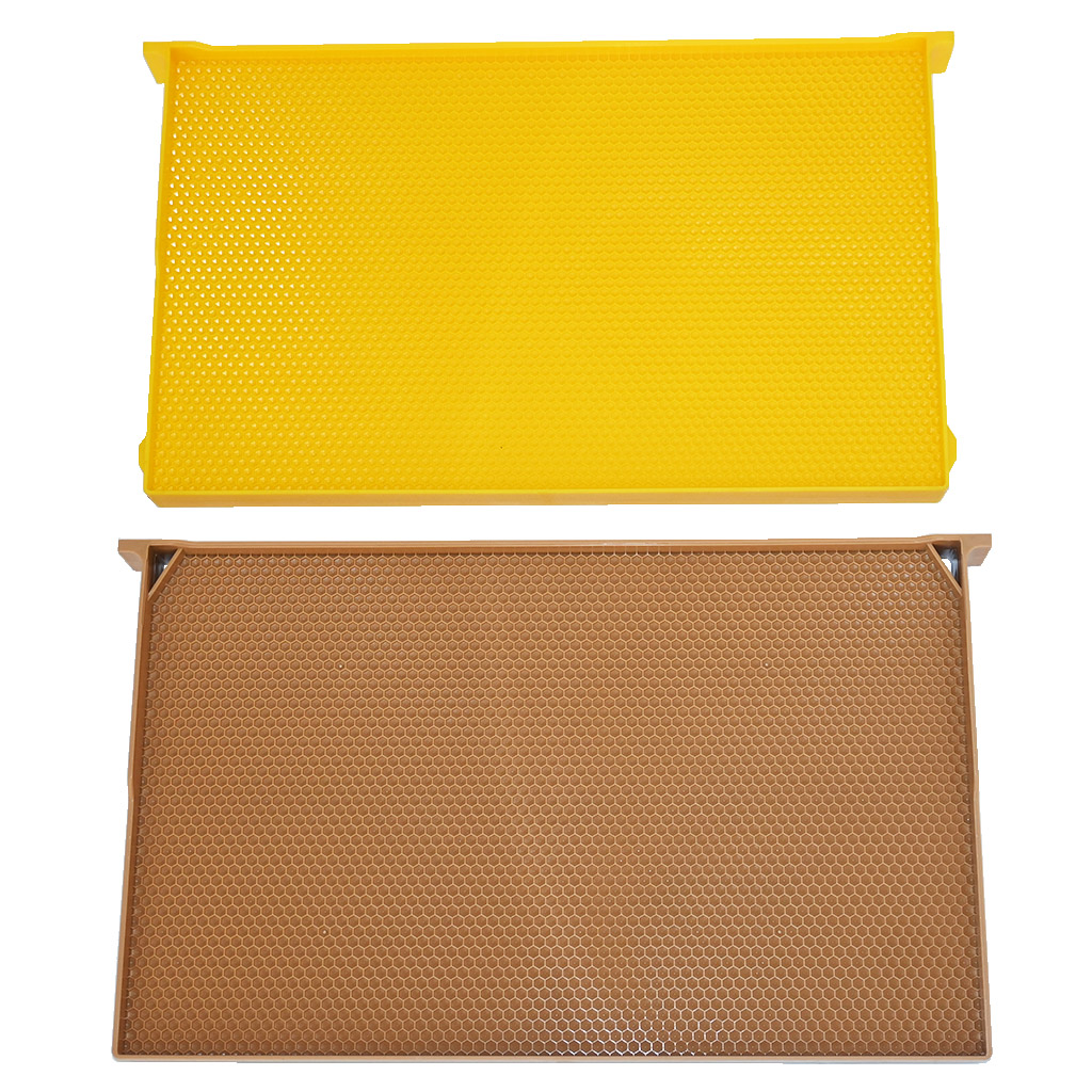 Celoplastový rámek r.m. 39x24 - 3 gen. - termoplast - hnědý
