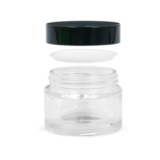 Skleněný kosmetický kelímek 50 ml