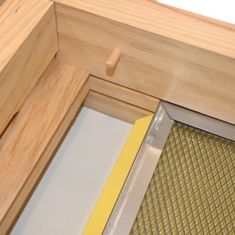 Celozasíťované varroa dno - Komplet s výsuvnou nerez mřížkou - 3 cm