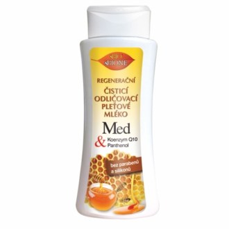 Med + Q10 - medové čistící a odličovací pleťové mléko