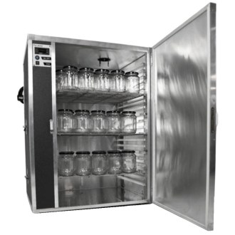 Dekrystalizační komora pro 2×45 kg nádoby nebo až 100 sklenic - 225 l