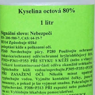 Kyselina octová - 80%