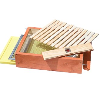 Celozasíťované varroa dno - Langstroth - komplet, nabarvené