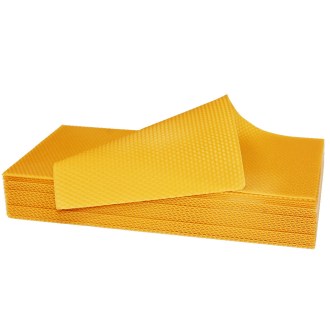 Mezistěny z včelího vosku 39x24 - 370x215 mm