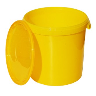 Nádoba na med - žlutý plast - 40kg