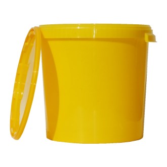 Nádoba na med - žlutý plast - 40kg