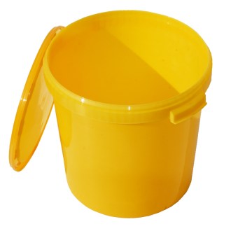 Nádoba na med - žlutý plast - 40kg
