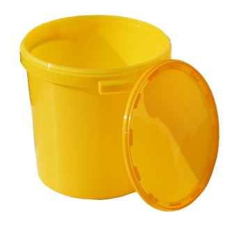 Nádoba na med - žlutý plast - 40kg