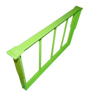 Plastový rámek 39x24 - volná stavba - zelený - thermo