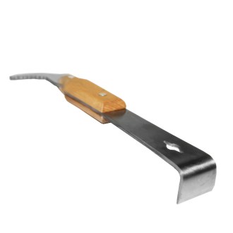 Včelařský rozpěrák Swiss Biene velký nerezový s dřev. madl. 26 cm