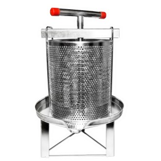 Ruční lis - nerez - na ovoce i  vosk - 29 cm