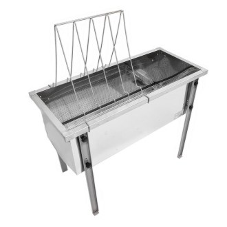Odvíčkovací stůl Lysoň Optima - nerezová vana - P 75cm Langstroth