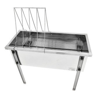 Odvíčkovací stůl Lysoň Optima - nerezová vana - P 100cm 39x24