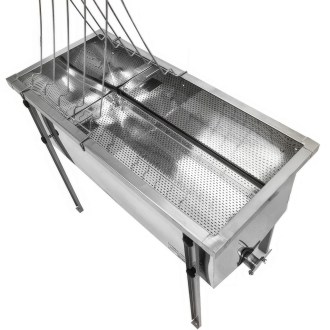 Odvíčkovací stůl Lysoň Optima - nerezová vana - P 100cm 39x24
