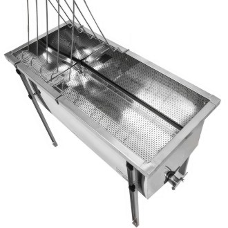 Odvíčkovací stůl Lysoň Optima - nerezová vana - P 75cm Langstroth