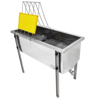 Odvíčkovací stůl Lysoň Optima - nerezová vana - P 75cm Langstroth