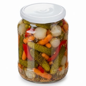 Zavařovací víčko na sklenici TO 82 - RBS - bílé - 700 ks - celá krabice