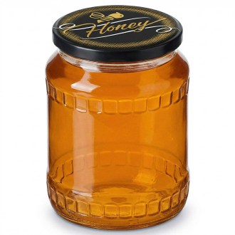 Víčko na sklenici TO 82 - Honey - černé - matné - HO12-2