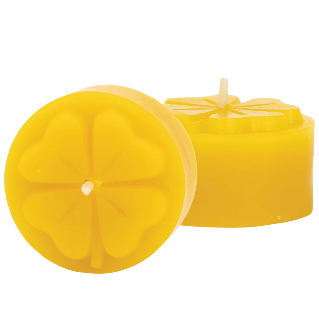 Silikonová forma na svíčky - čajová svíčka jetel - 1,8 cm - FS503