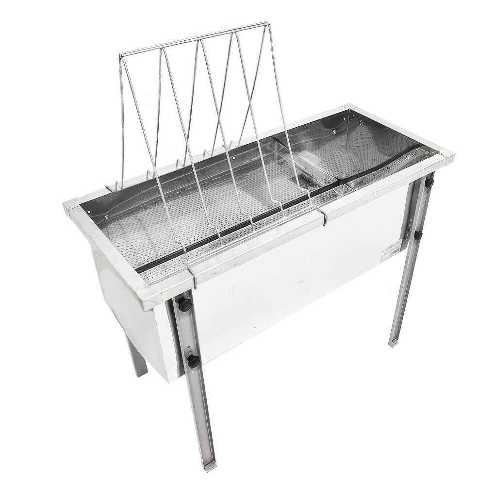 Odvíčkovací stůl Lysoň Optima - nerezová vana - P 100cm 39x24