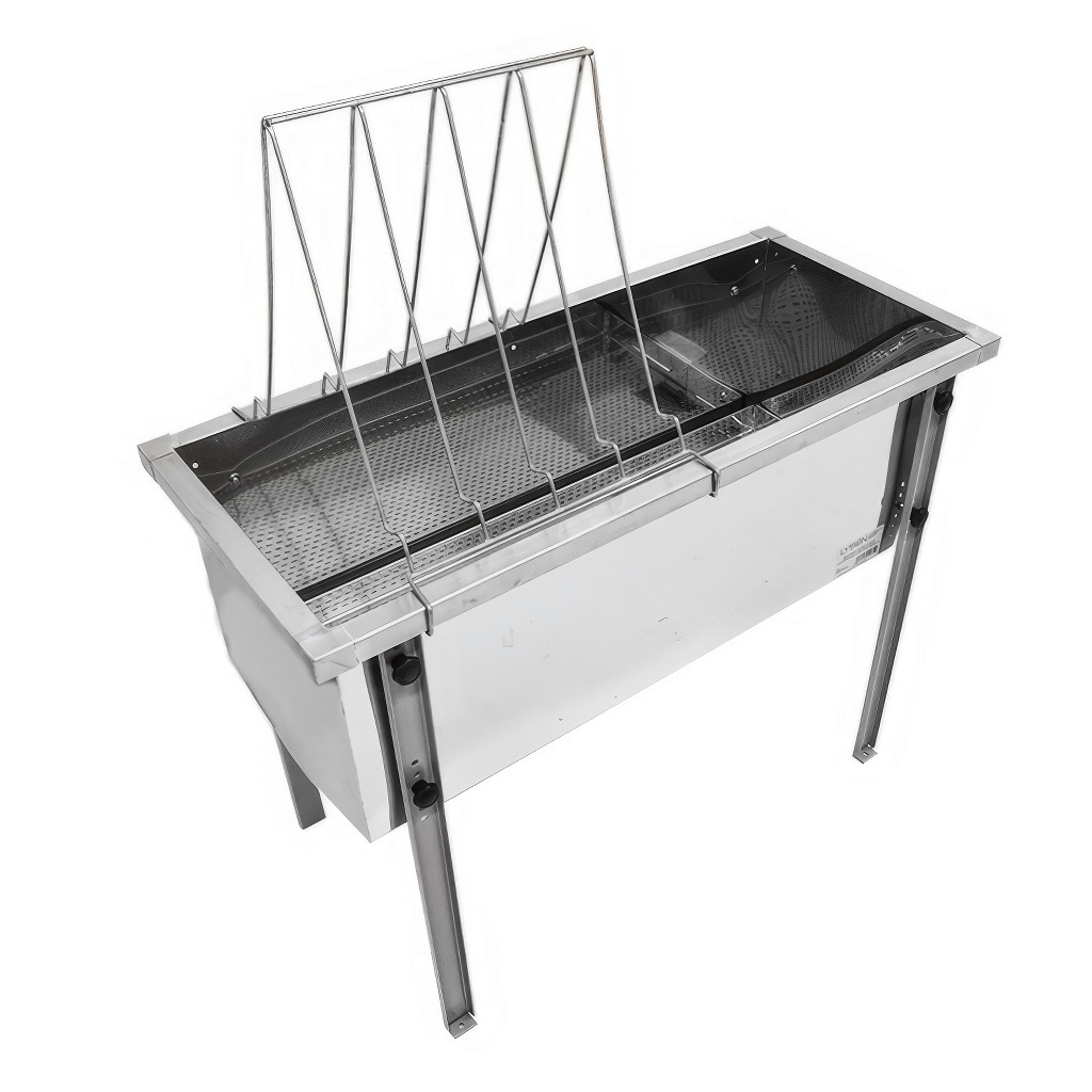 Odvíčkovací stůl Lysoň Optima - nerezová vana - P 75cm 39 x 24