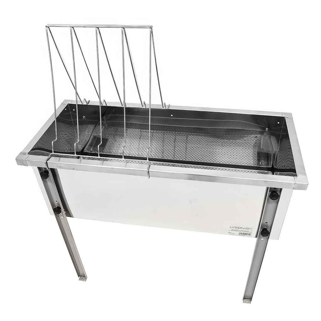 Odvíčkovací stůl Lysoň Optima - nerezová vana - P 75cm 39 x 24