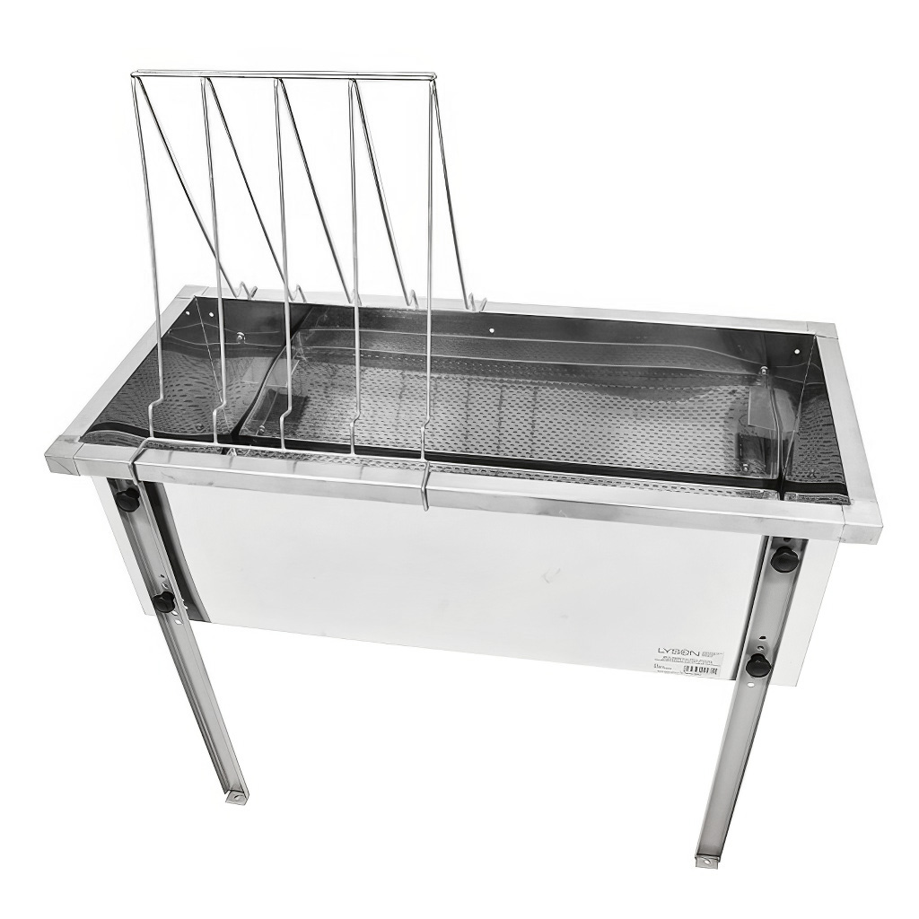 Odvíčkovací stůl Lysoň Optima - nerezová vana - P 100cm 39x24