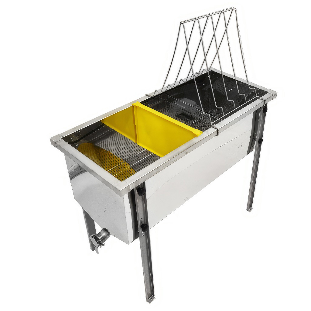 Odvíčkovací stůl Lysoň Optima - nerezová vana - P 100cm 39x24