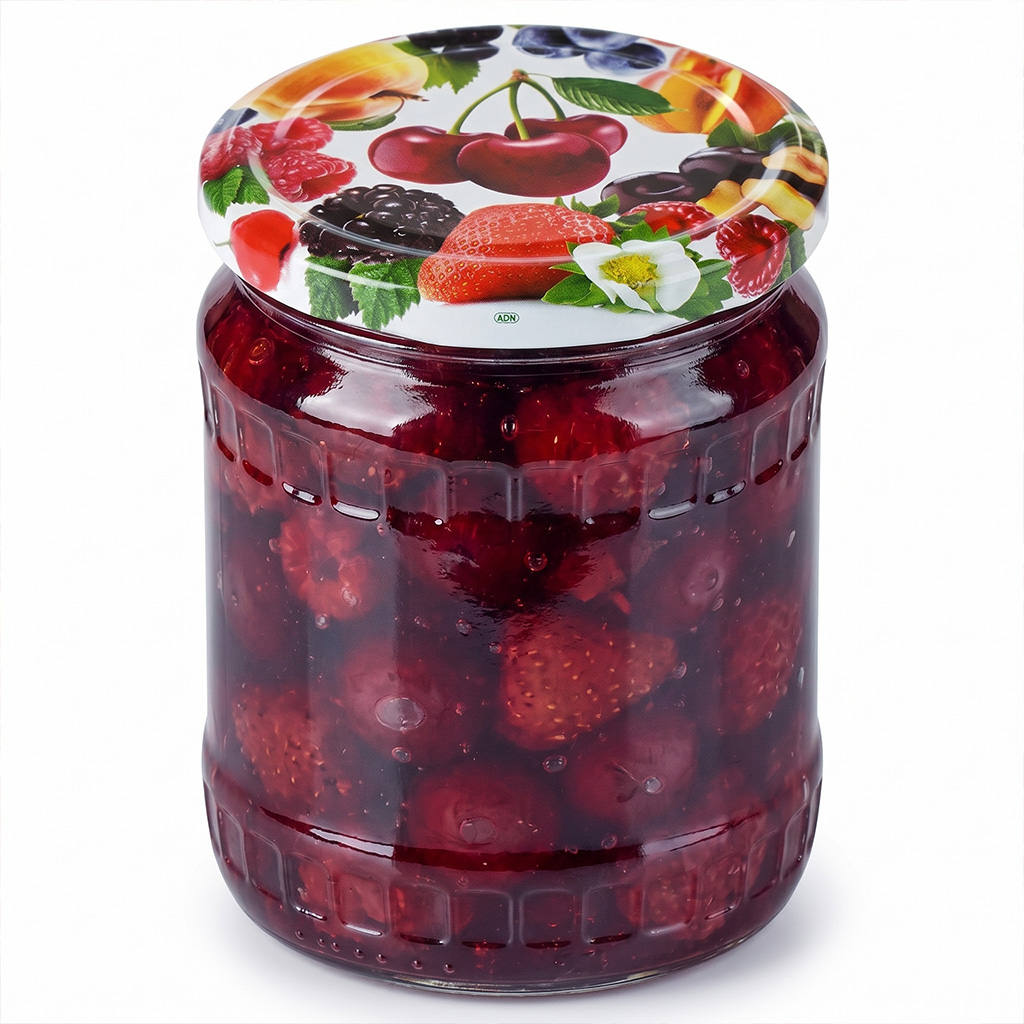 Zavařovací víčko na sklenici TO 82 - RTS - Fruit 1